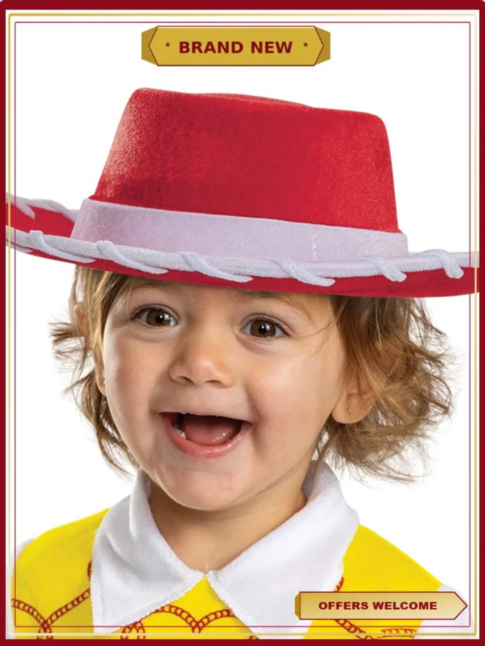 Jessie Toy Story Deluxe Infant Costume One-Piece Jumpsuit with Hat